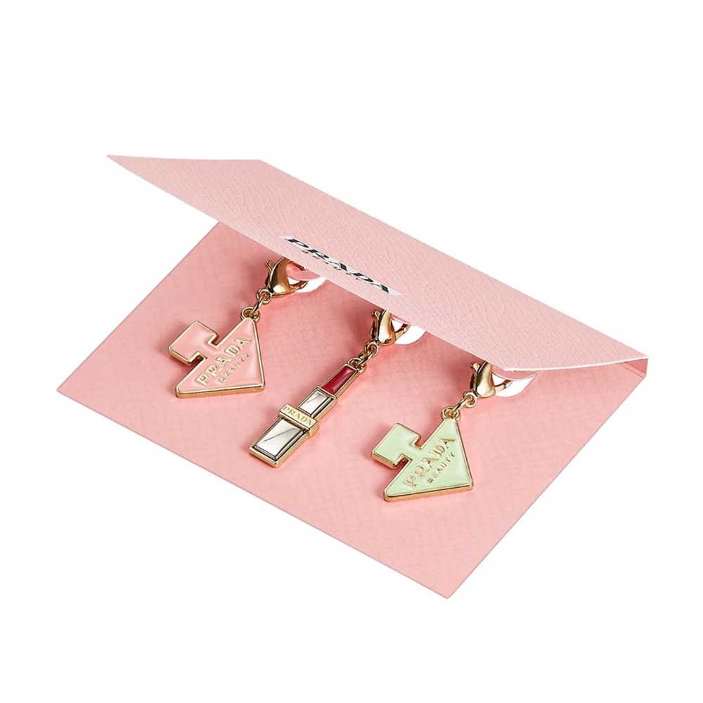 Prada Beauty 3 Charm Set with Dust Bag